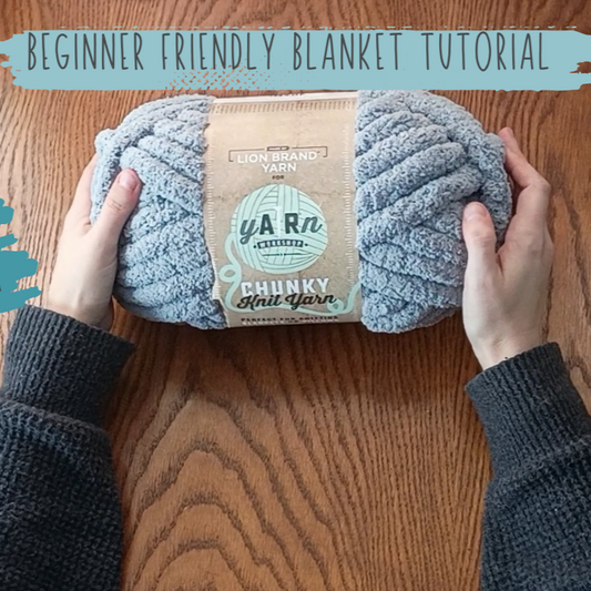 Chunky Knit blanket Tutorial Video ONLY