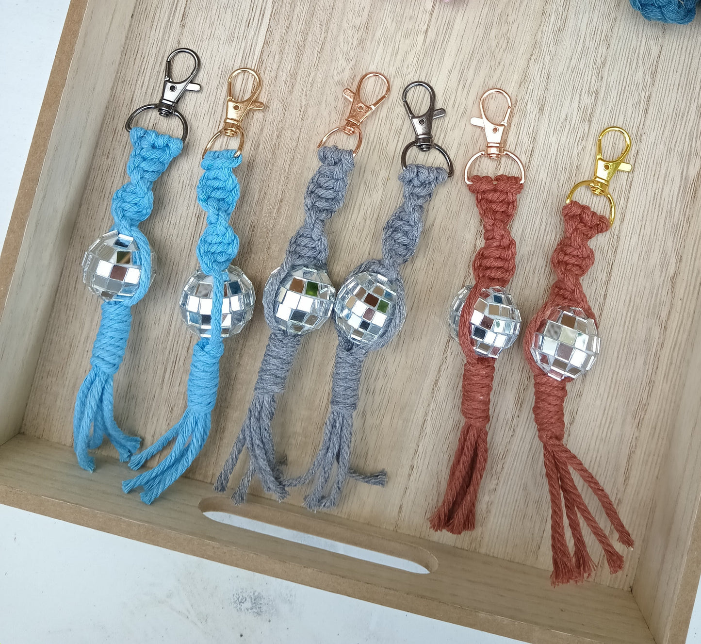 Disco Ball Keychains